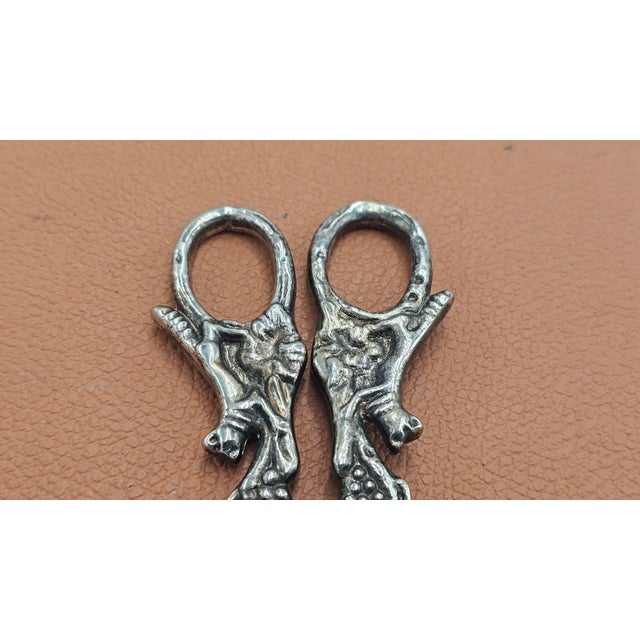 Plated Grape Scissors, 1890s For Sale - Image 4 of 8