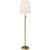 Modern Thomas O'Brien by Visual Comfort Signature Bryant Table Lamp in Hand-Rubbed Antique Brass with Linen Shade For Sale - Image 3 of 3