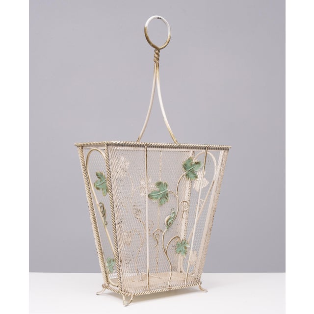 1950s France Umbrella stand . Wrong Iron. look at the the little Snail in the middle. Very good condition .