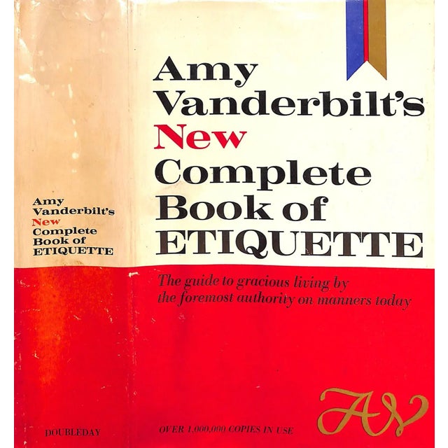 "Amy Vanderbilt's New Complete Book of Etiquette" 1963 Vanderbilt, Amy For Sale