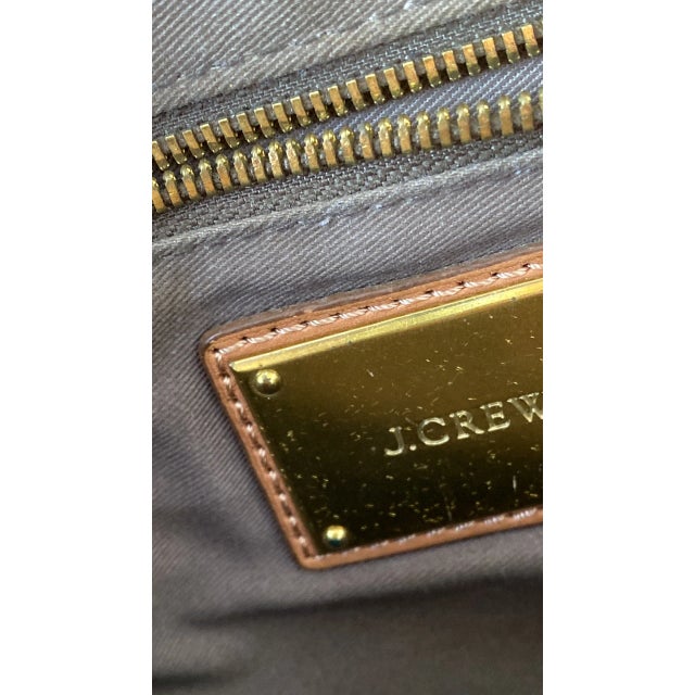 Contemporary Pebbled Black Leather & Brass Chain Purse For Sale - Image 3 of 11