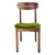 Dining Chairs with Green Velvet Upholstery, 1950s, Set of 6 For Sale - Image 5 of 7