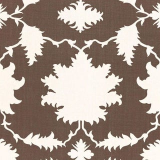 Sample- Schumacher X Mary Mcdonald Garden Of Persia Fabric in Bittersweet For Sale