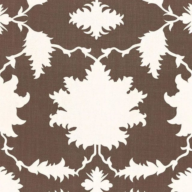 Sample- Schumacher X Mary Mcdonald Garden Of Persia Fabric in Bittersweet For Sale