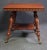Brown Victorian Cherry Carved 2-Tier Lamp Table For Sale - Image 8 of 8