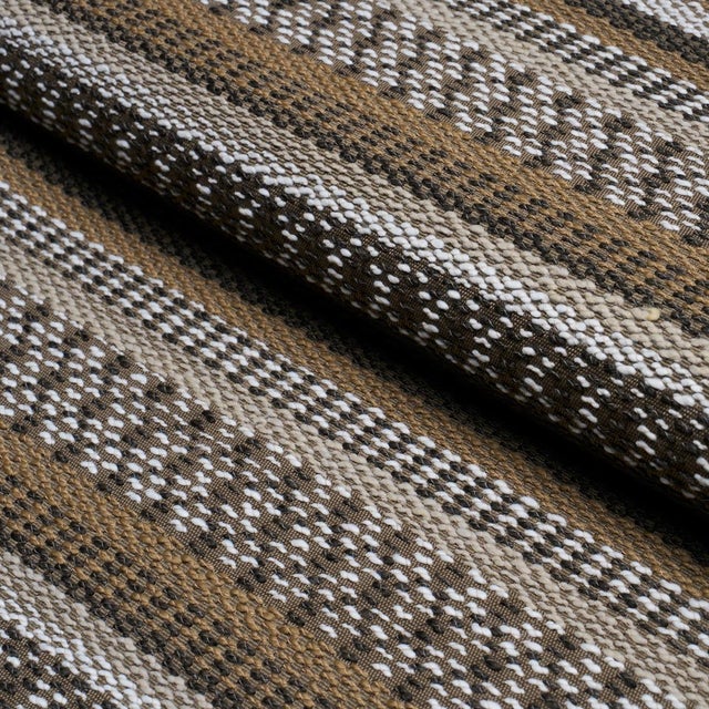 Schumacher Schumacher Fremont Indoor/Outdoor Fabric In Brown For Sale - Image 4 of 6