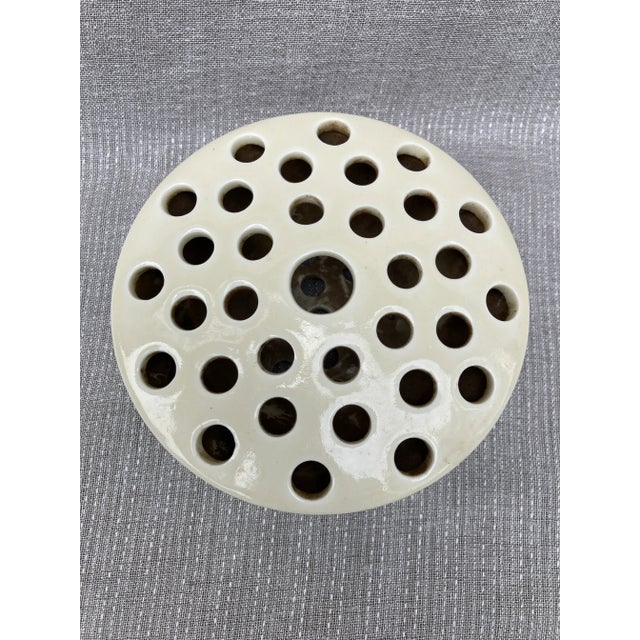 Mid 20th Century Vintage Ceramic Flower Pin Frog For Sale - Image 5 of 10