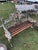 Gothic Revival Cast Iron Garden Bench with Registration from Coalbrookdale For Sale - Image 3 of 13