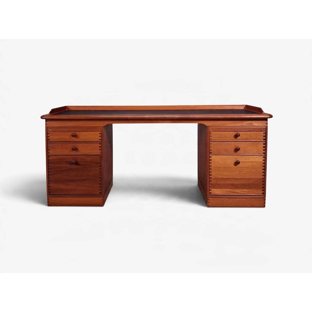 Andreas Hansen, Danish Modern, Partners Desk, Teak, Denmark, 1960s For Sale In New York - Image 6 of 16