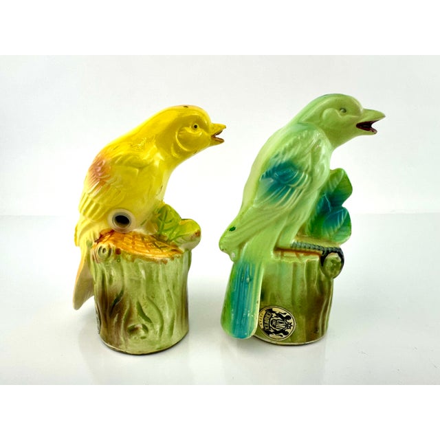 1960s Vintage Mid Century Modern CMI Chadwick Japan Bird Salt & Pepper Shakers - a Pair For Sale - Image 5 of 11