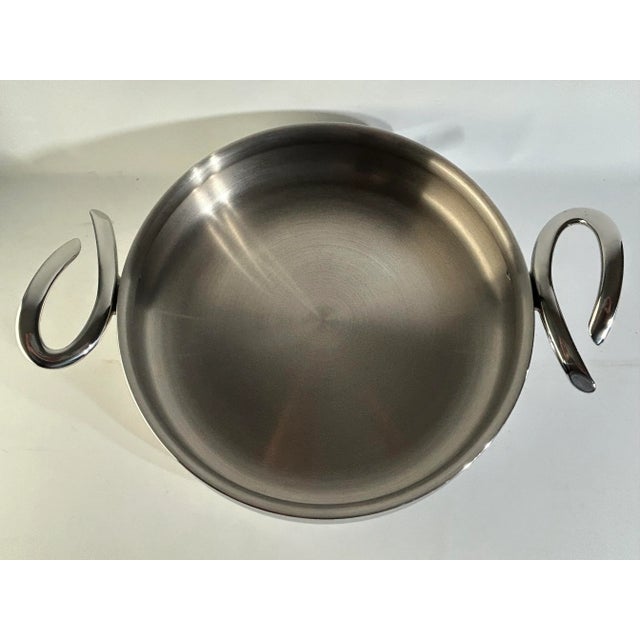 Contemporary 2020s Nambe 5-Ply Stainless Steel Saute Pan 12 Inch/5 Quart - 1 Piece For Sale - Image 3 of 7