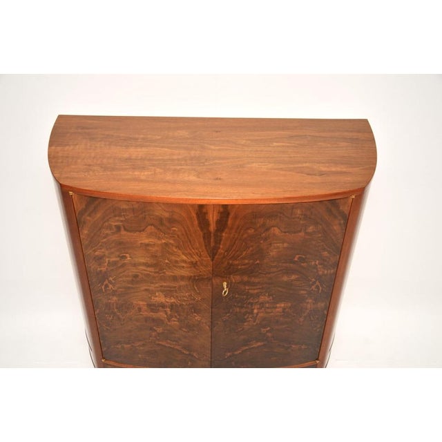 Vintage Swedish Walnut Drinks Cabinet by Johan Byström, 1958 For Sale - Image 12 of 14