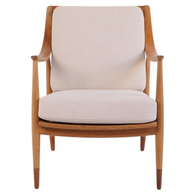 FD 135 Oak and Teak Armchair by Peter Hvidt & Mølgaard, 1950 For Sale - Image 11 of 11