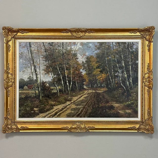 Mid 20th Century Antique Framed Oil Painting on Canvas by Jan Van Genesen (1887-1945) For Sale - Image 5 of 15