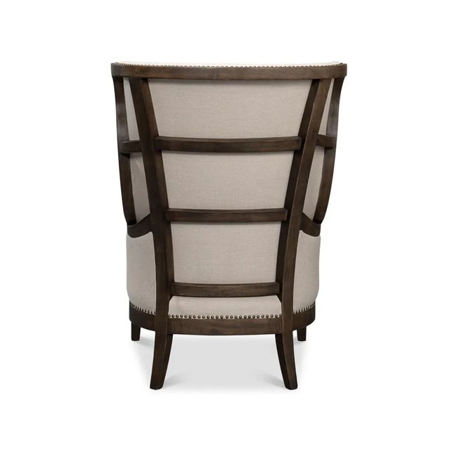 Updated Modern Classic Wingchair For Sale In Raleigh - Image 6 of 13