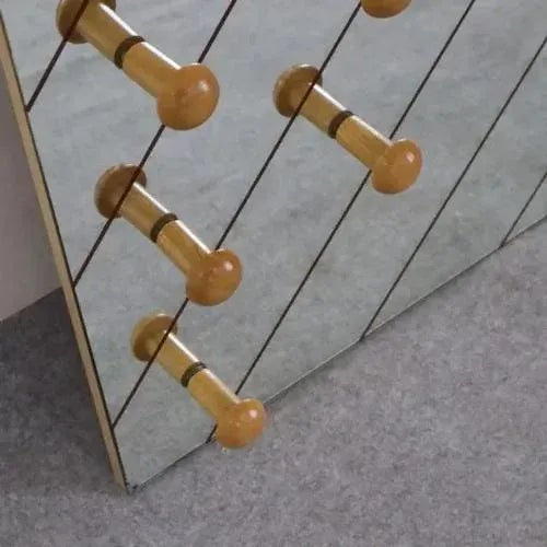 Relive the spirit of the 70s with this pair of vintage coat mirrors, a stunning addition to your entryway or hallway....