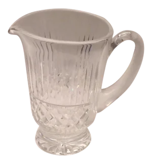 1980s Waterford Baltray Gothic Marked Crystal Pitcher