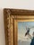 19th C French Painting in Ornate Heavy Gilt Gold Frame For Sale - Image 4 of 13
