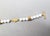 Givenchy Vintage 1980s Signed Givenchy Goldtone & White Resin Leaf Toggle Bracelet For Sale - Image 4 of 8