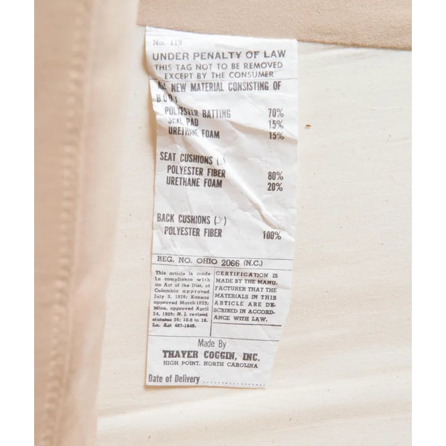 Mid 20th Century Milo Baughman for Thayer Coggin Circular Sectional Sofa - Set of 2 For Sale - Image 12 of 12