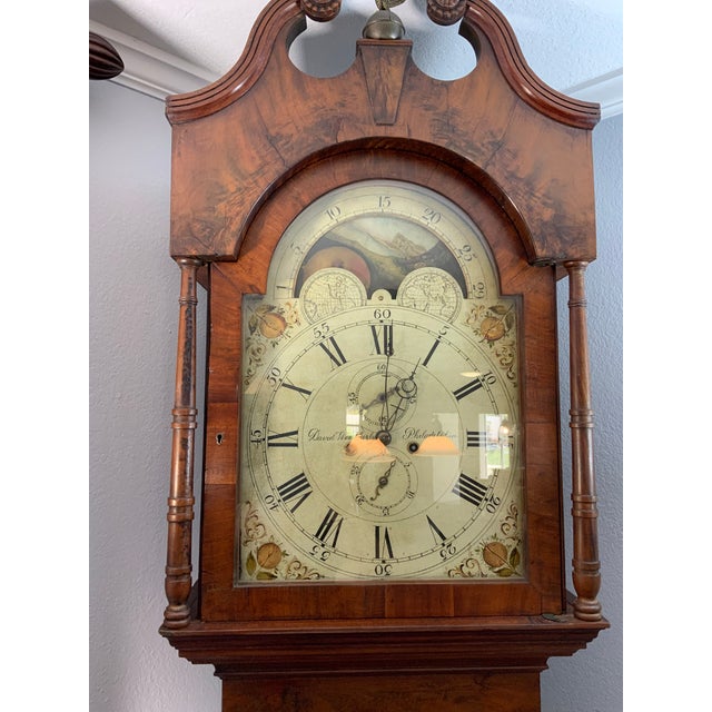 American David Weatherly Federal Tall Case Clock For Sale - Image 3 of 18