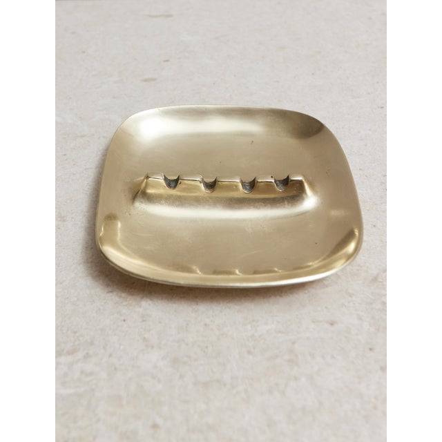 Mid-Century Modern Brass Ash Tray For Sale - Image 9 of 9