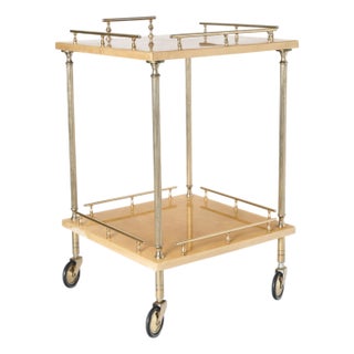 1950s Aldo Tura Bar Cart For Sale