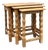 Nesting Tables in Oak by Carl Eriksen for Cemo Möbel Odense, Set of 3 For Sale