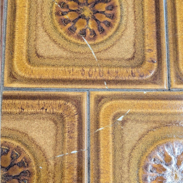 Vintage Mid-Century Tile Top Nesting Tables For Sale - Image 10 of 12