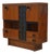 Vintage Brutalist Bar Cabinet by De Coene, 1970s For Sale