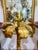Gold Palm Frond Lamp Gilt-Metal Attributed to Maison Jansen For Sale - Image 8 of 13