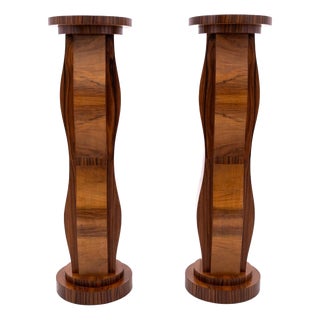 Art Deco Columns, Poland, 1940s, Set of 2 For Sale