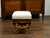 19th Century French 19th Century Walnut Curule Stool with Corinthian Capitals and Upholstery For Sale - Image 5 of 9