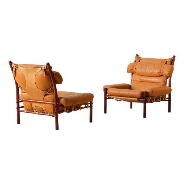 Inca Easy Chairs from Arne Norell, 1970s, Set of 2 For Sale