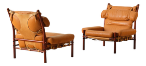Inca Easy Chairs from Arne Norell, 1970s, Set of 2