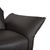 Animal Skin Leather Two-Seater Anthracite Grey Sofa with Electric Function from Comfort Republic For Sale - Image 7 of 16