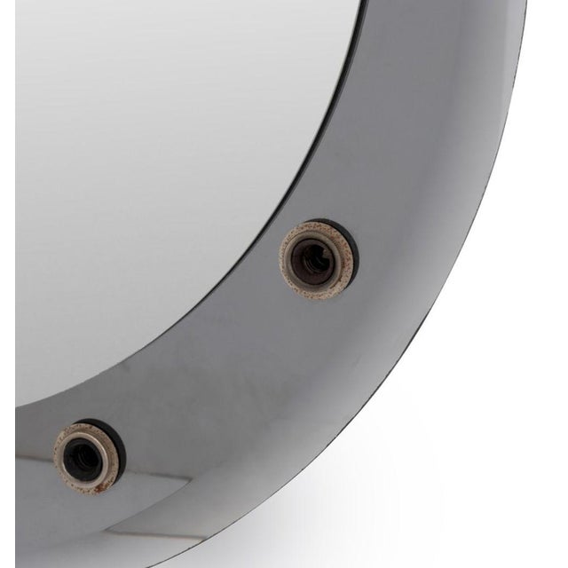 Mid-Century Modern Miami-Carey Circular Vanity Mirror For Sale - Image 3 of 5