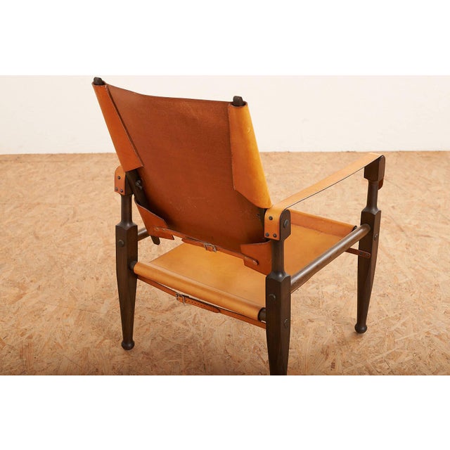 Colonial Armchair in Beechwood Frame by Wilhelm Kienzle for Heydebrand SWB Bern, 1928 For Sale - Image 3 of 9