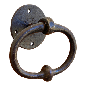 Vintage Heavyweight Iron Door Knocker or Door/Gate Pull