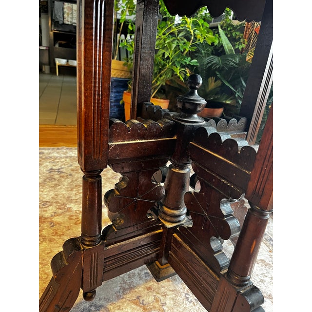 Eastlake Walnut Center Parlor Table For Sale - Image 11 of 12