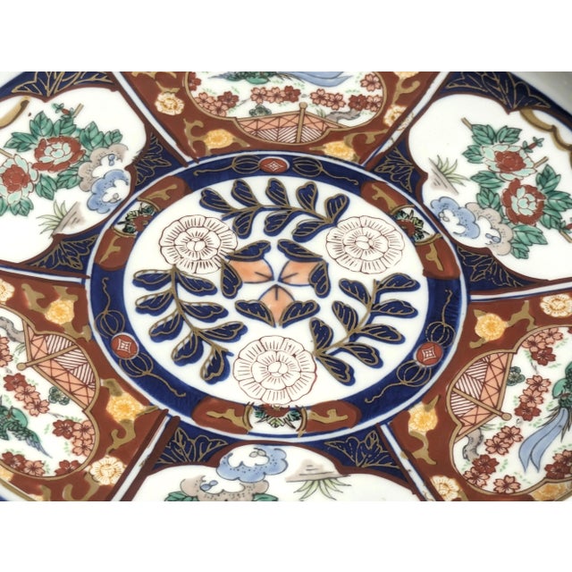 Ceramic Large Japanese Imari Bowl - By Otagiri For Sale - Image 7 of 11