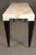 20th C. Italian French Deco Onyx and Ebonized Console Table With Brass Accents For Sale - Image 10 of 11