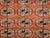 Vintage Turkmen Tekke in Allover Pattern in Brick-Red, Navy, Ivory, Blue For Sale - Image 14 of 16