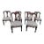 Antique 19th Century Regency Style English Carved Mahogany Dining Chairs- Set of 6 For Sale