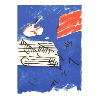 Pierre Nivollet Original Lithograph N10-4 Noise 1988 For Sale