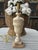 1940s Antique Italian Hand Carved Alabaster Table Lamp For Sale - Image 5 of 18