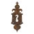 18th Century or Earlier American or German Wrought Iron Escutcheon Plate Lock For Sale
