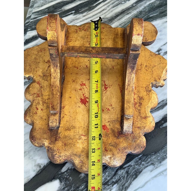 Made in Italy Vintage Grotto Shell Motif Carved Easel For Sale - Image 16 of 16