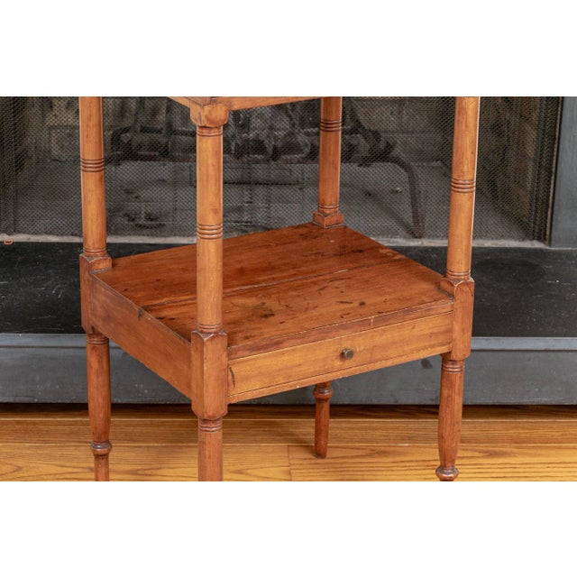 English Early 20th Century Antique English Wash Stand or Side Table For Sale - Image 3 of 7