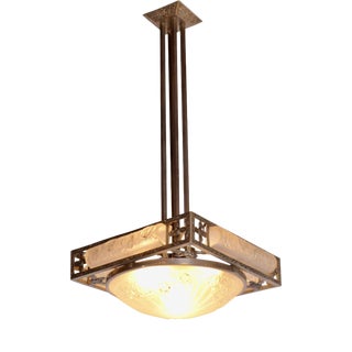 Art Deco Ceiling Lamp, 1930 For Sale